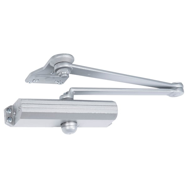 Grade 1 Parallel Arm Rigid Surface Closer, Push Side, Friction Hold, 85 to 180 Deg. Swing, Adjustabl